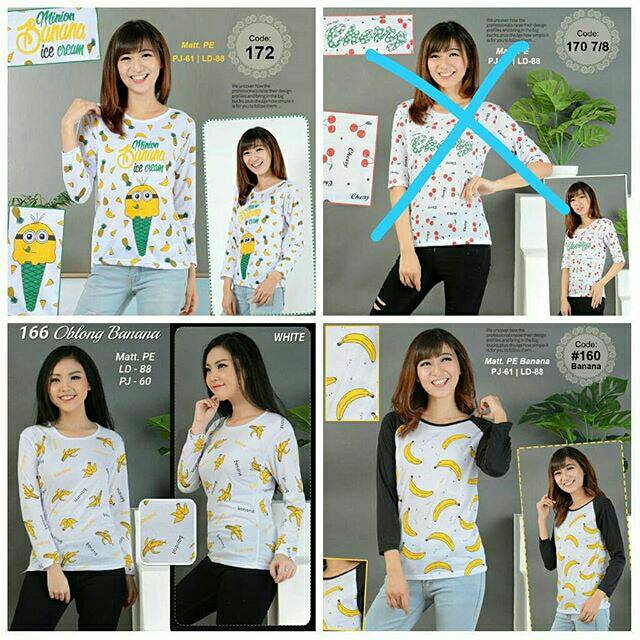 Kaos Banana / Baju Banana