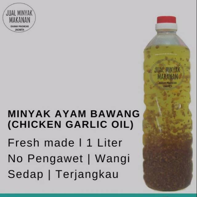 Minyak Ayam Bawang Untuk Masak Chicken Garlic Oil For Cooking 1 Liter Shopee Indonesia