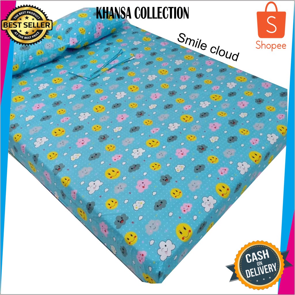 SPREI HOMEMADE MOTIF KARAKTER LUCU GAMBAR AWAN SEPRAI ANAK ...