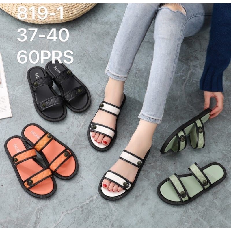 Sandal Slop Balance 819 Sandal Ban Dua Kancing Terbaru