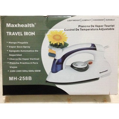 Setrika Lipat Steam Iron Traveling Maxhealth/Setrika Uap mini Lipat
