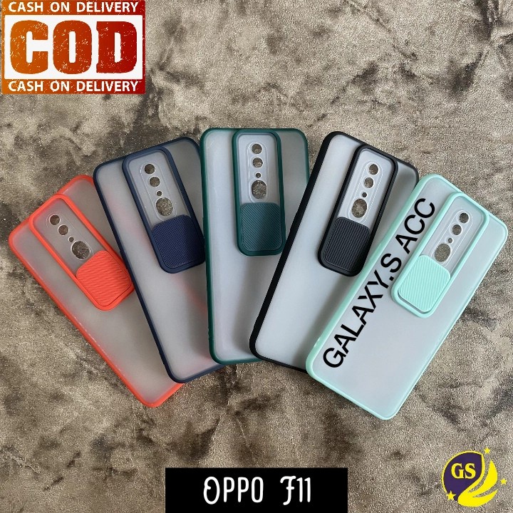 Oppo A95 4G / OPPO F11 / F11 PRO Reno 2F SOFT CASE MATTE CAMERA SLIDE PROTECTOR KAMERA SLIDING CASING