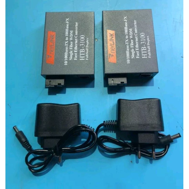 1 Pair 100 mbps fiber optik media converter optik original