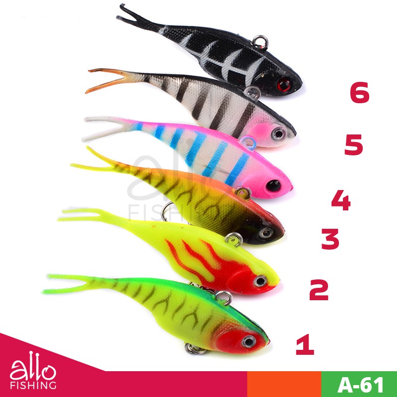 Umpan Pancing Lure Vib Silicon Lifelike