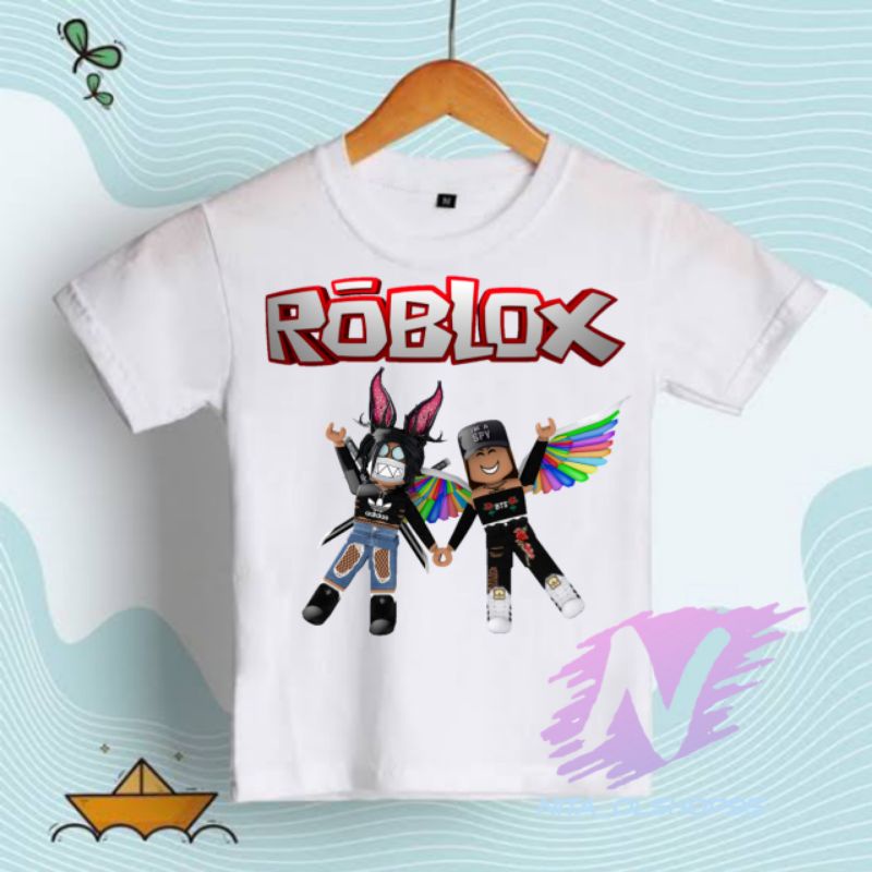 baju kaos anak karakter roblox minicraft girls kids