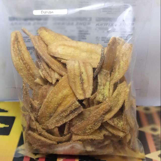 KERIPIK PISANG / KRIPIK PISANG RASA DURIAN ASLI LAMPUNG (KEMASAN 180 GRAM)