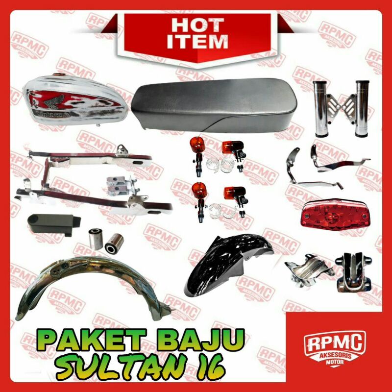 BODY SET CB GLATIK PAKET SET BAJU CB GLATIK SET SULTAN 16