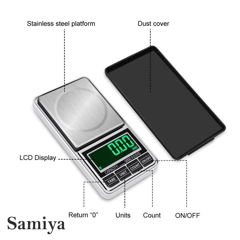 jewelry scale USB 0,01gram - 500gram / timbangan emas portable high accuracy free pouch bag