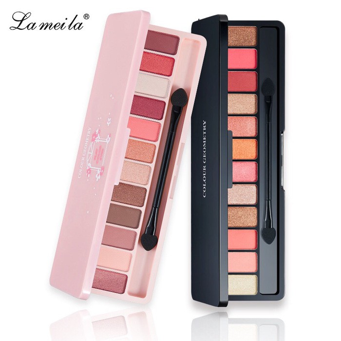 LAMEILA Eyeshadow Pallete 12 Warna Original La Mei La Eye Shadow