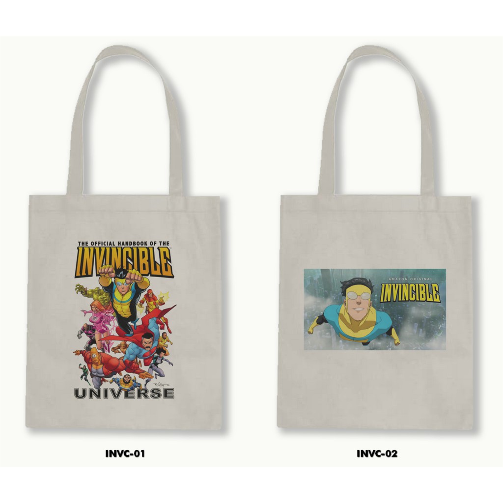 TOTE BAG BLACU - INVINCIBLE