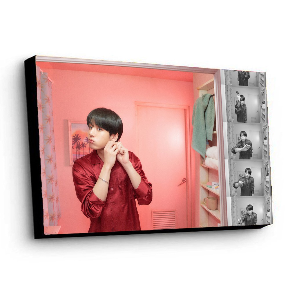 pajangan kamar BTS  KPOP Hiasan  dinding  kado bingkai foto 