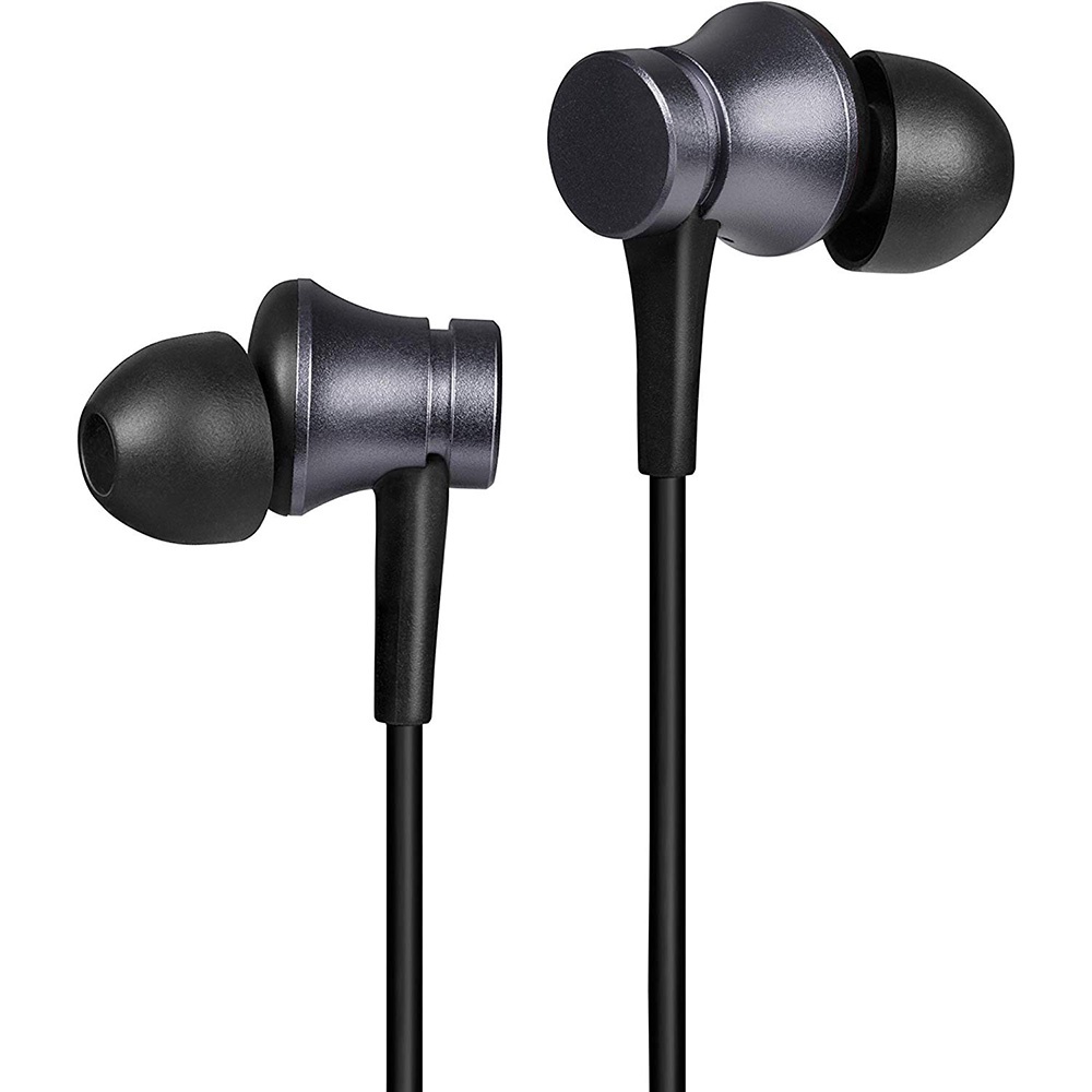 Basic Earphone Ultra Deep Bass with Mic - Black