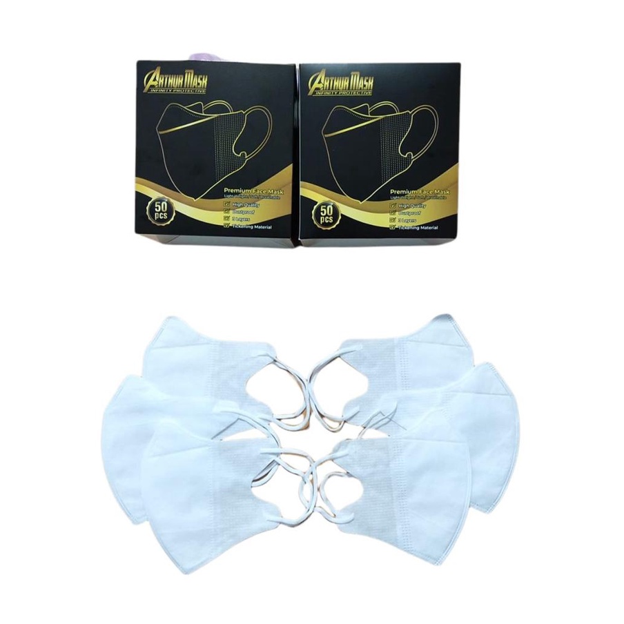 Masker Duckbill 3 Ply Mirip Sensi Isi 50 Pcs