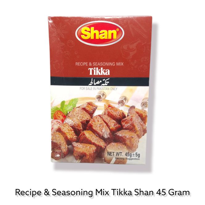 

(100% ORI) RECIPE & SEASONING MIX TIKKA SHAN 45 Gram 45gr 45g