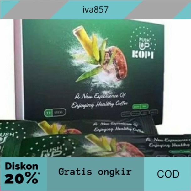 

PROMO Minuman Sehat enakmantap PushUpkopi kotakhijau, sehatkan tulang&kulit GRATIS ONGKIR
