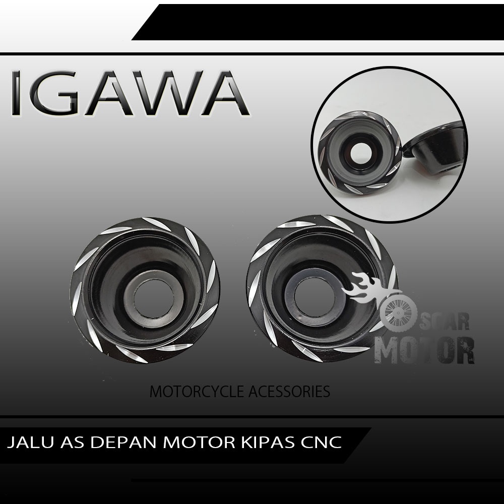 Jalu As Roda depan mini IGAWA SABIT KIPAS Model Corong universal NEW motor