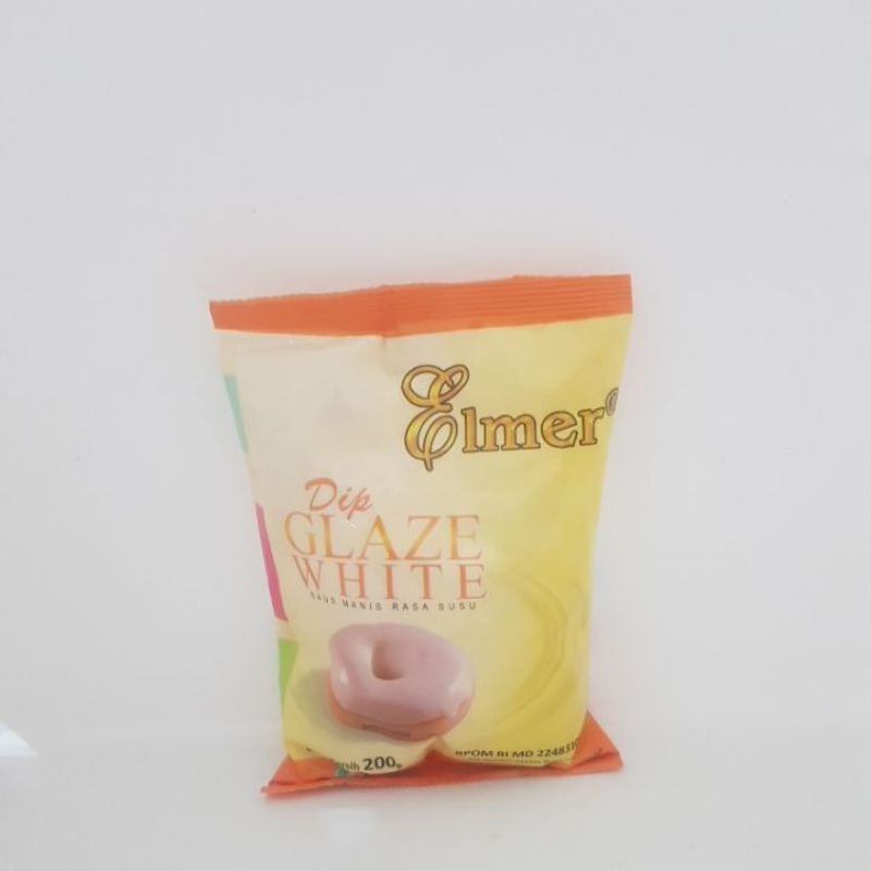 

elmer dip glaze white