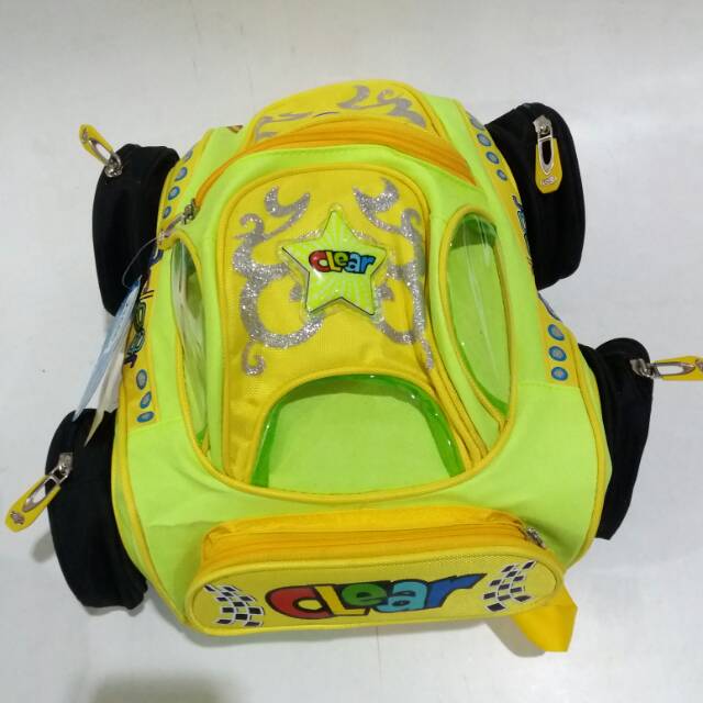 Tas clear 21665 tas karakter mobil lucu tas anak pria