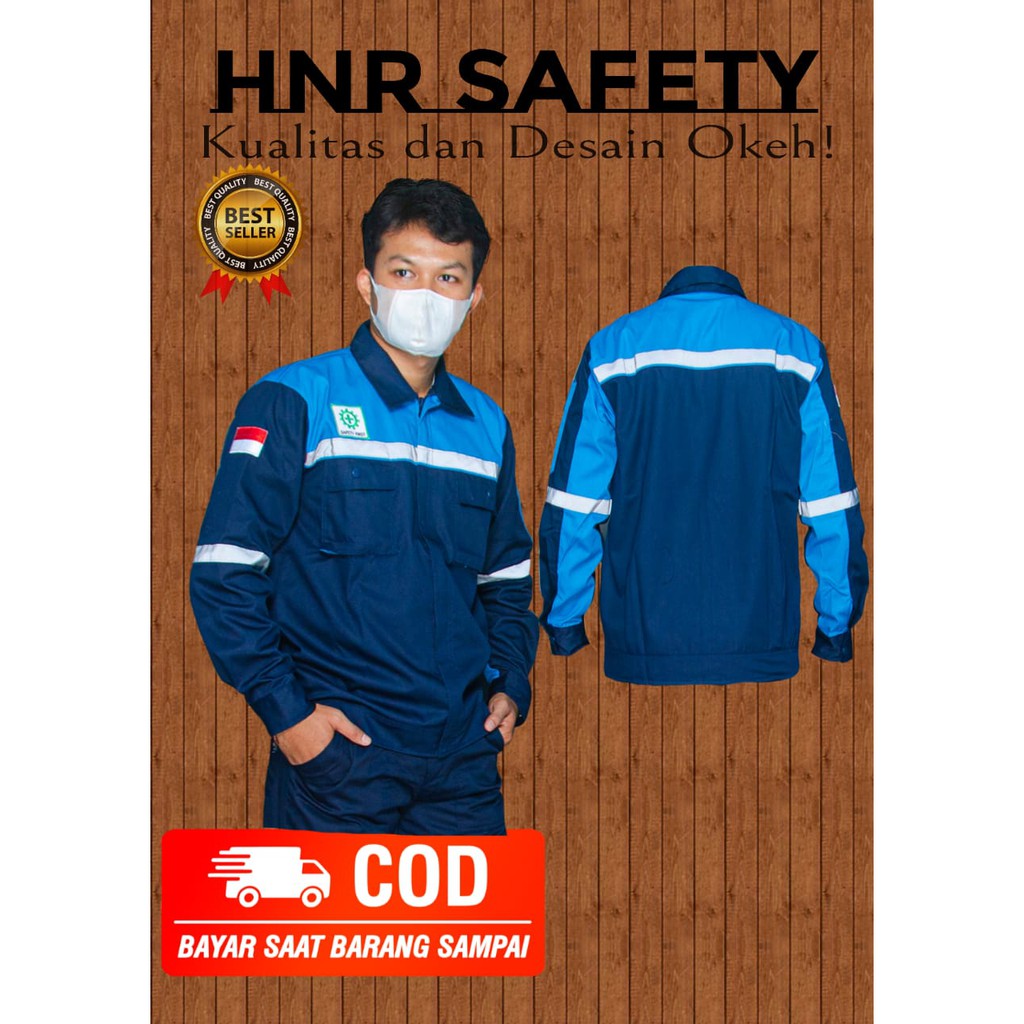 Baju Wearpack Safety K3 APD proyek/seragam lapangan