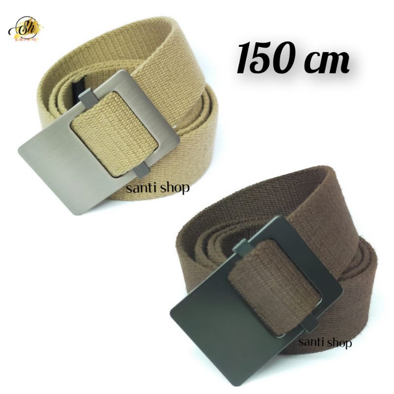 Ikat Pinggang Pria Canfas Tebal Men belt 020