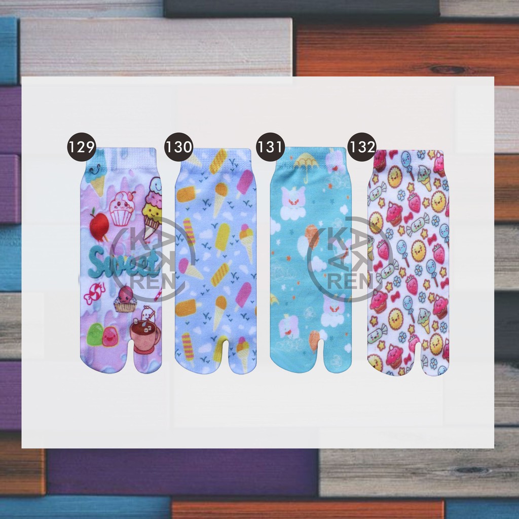 Kaos Kaki Jempol Anak Printing Karakter Unicorn, LOL G