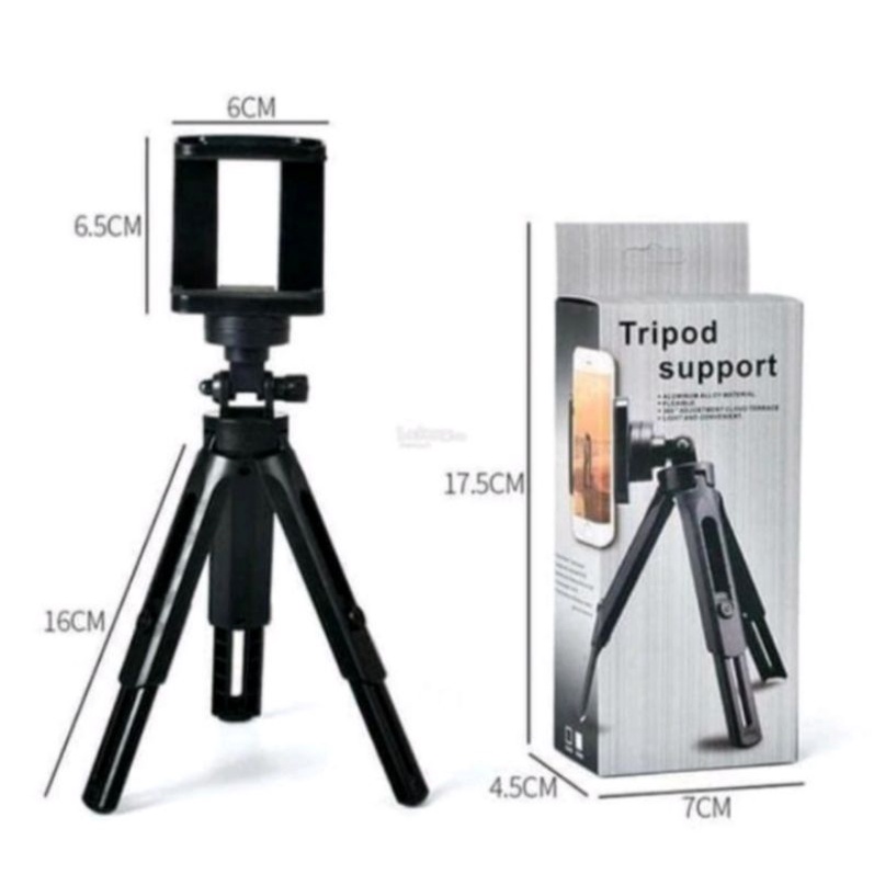 TRIPOD SUPPORT MINI PHONE EXTENDABLE + HOLDER U FOR SMARTPHONE