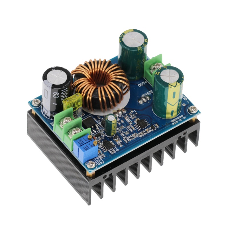 Btsg 600W Step UP Module Adjustable 12-80V DC-DC Boost Converter Dengan Display LED