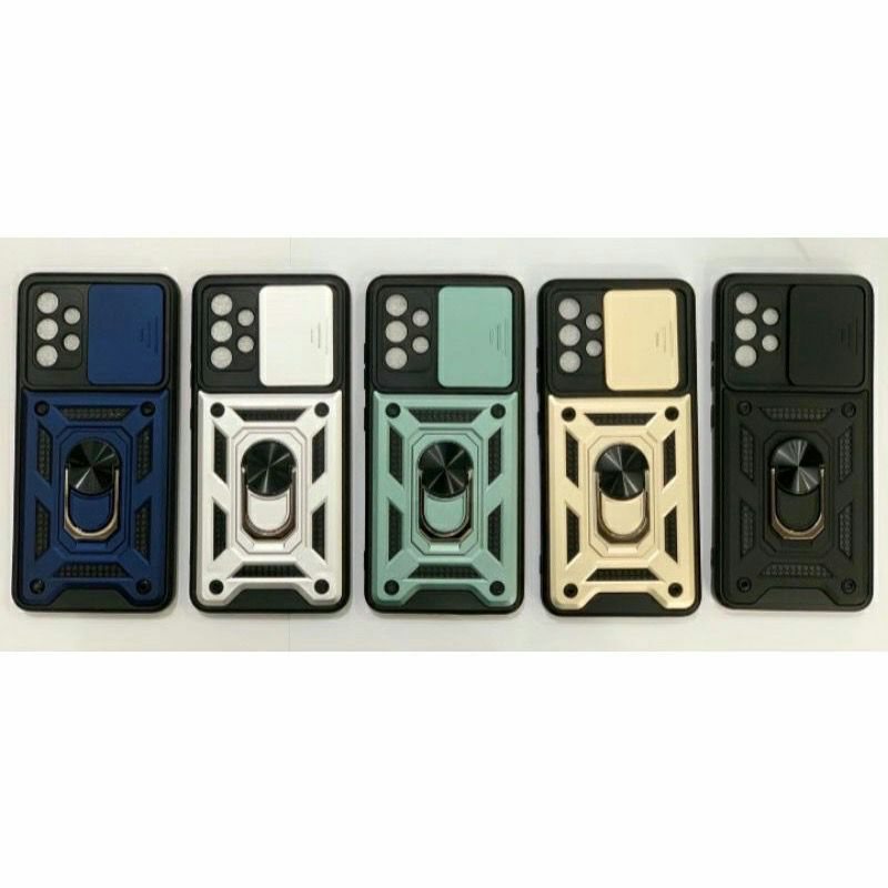 Case Robot Transformer Slide Camera + Ring OPPO A15/A15S A16 A95 (4G) A55 (4G) A76 RENO 7 (5G) RENO 