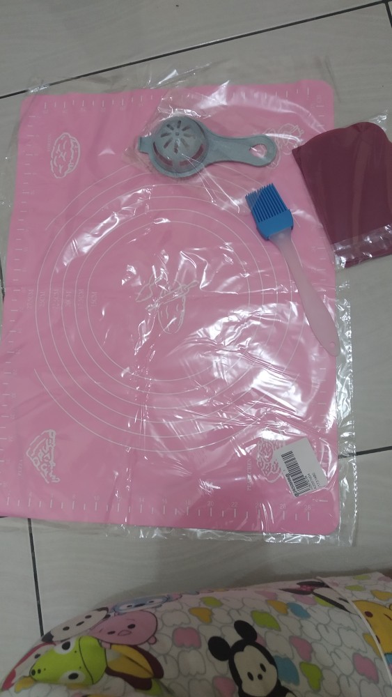 Alas Rolling Dengan Bahan Silikon Untuk Adonan Kue