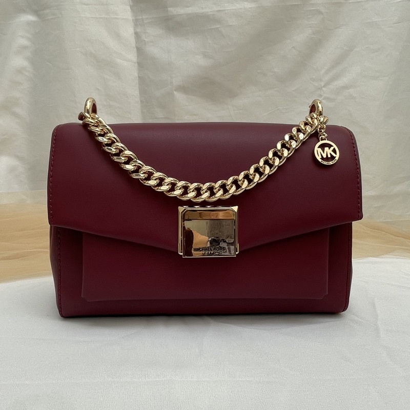 MK Lita Medium Leather Crossbody Bag MICHAEL KORS original authentic