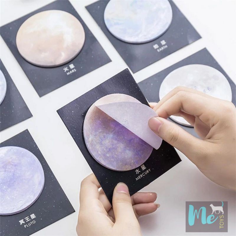 Planet Post-it Notes / Sticky Note Bentuk Planet 1-1
