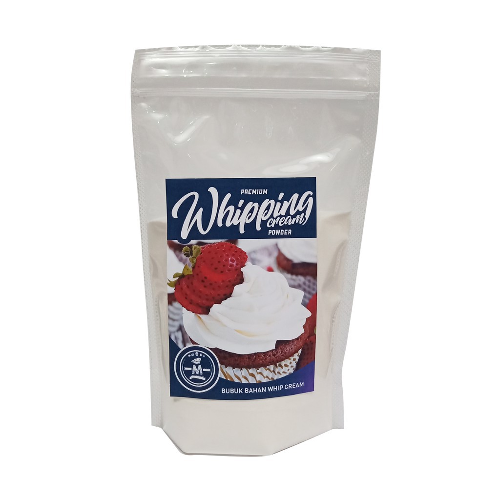 

promo Whipped Cream Powder repack 250 gr bahan kue