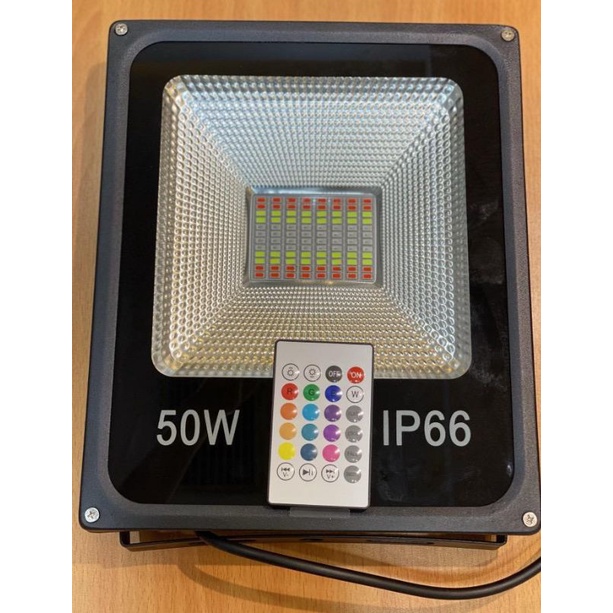 lampu sorot led 50 watt 50w rgb led panggung 50w warna warni rgb