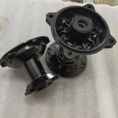 TROMOL KLX 150 , KLX DT , KLX D TRACKER H36 1 SET DEPAN BELAKANG BLACK HITAM TROMBOL