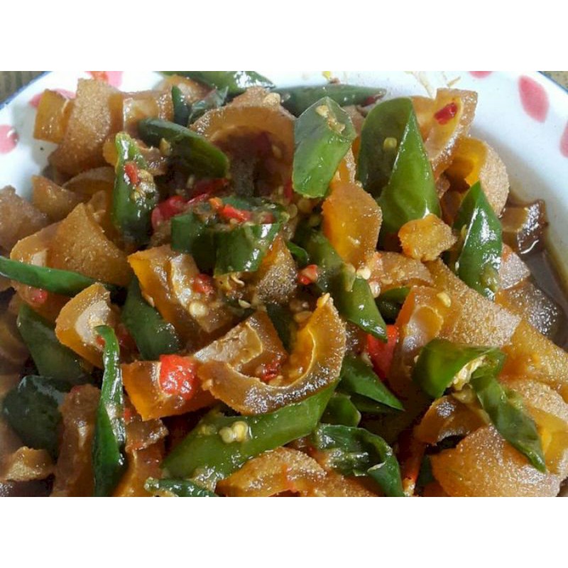 

Oseng Kikil Cabe Ijo