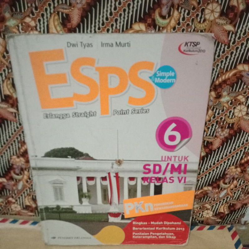ESPS 6 PKN SD MI KELAS 6 VI KTSP BERORIENTASI KURIKULUM 2013