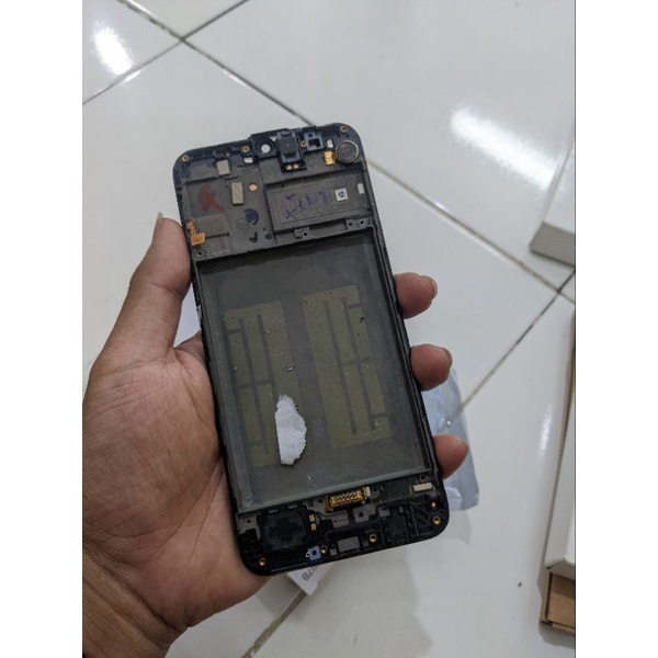 LCD original samsung m31 normal copotan