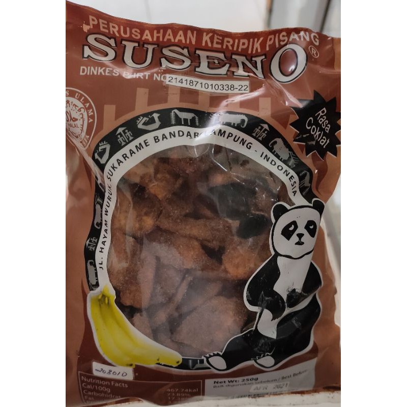 

Keripik Pisang Suseno 250gr rasa Coklat & Manis