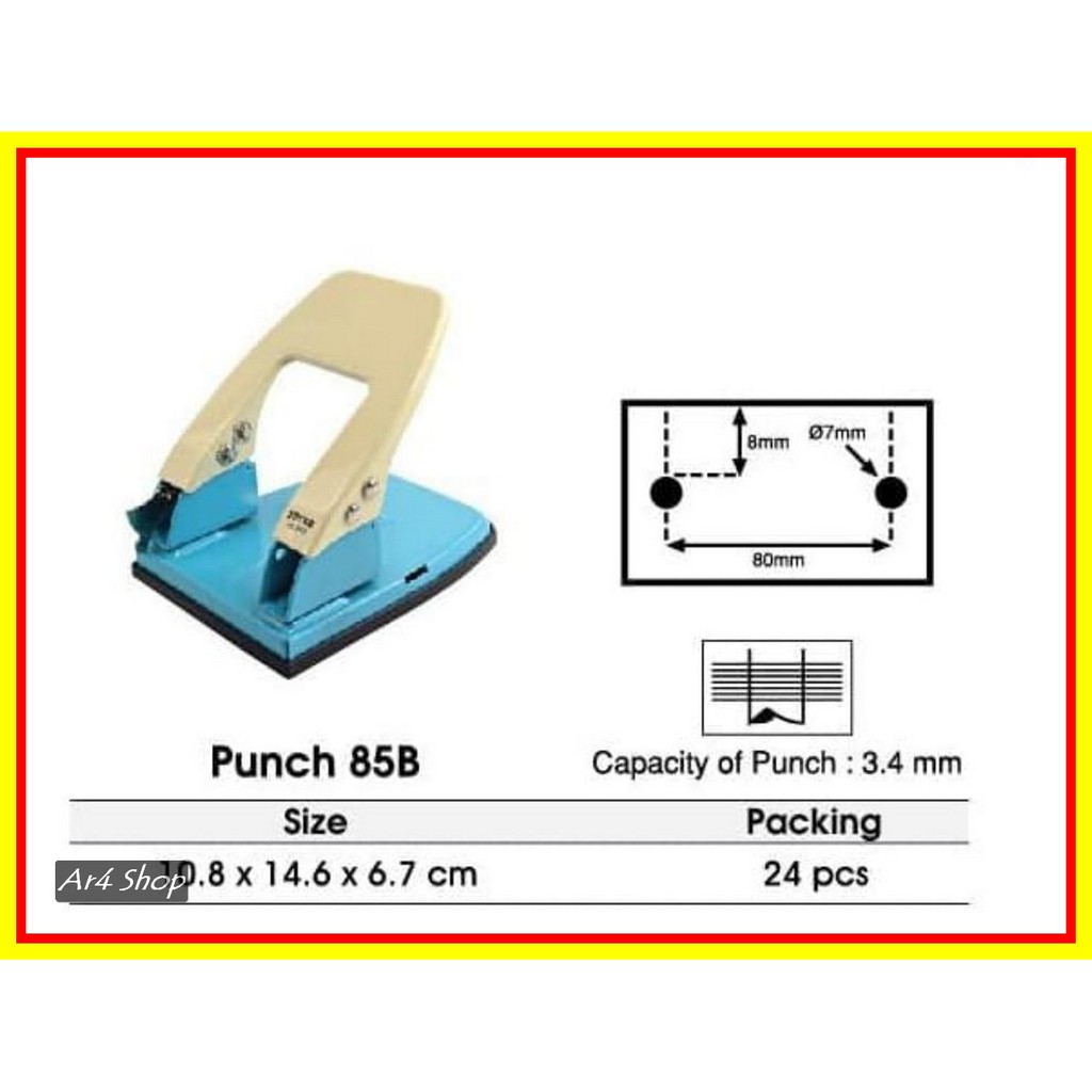 

Hole Puncher Pembolong Kertas - Joyko - 85B