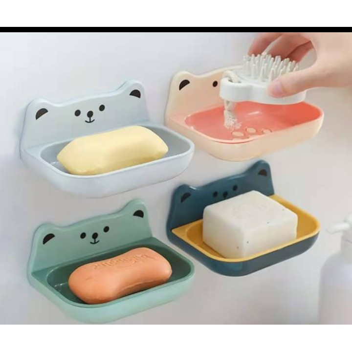 Nori Shop Jombang Tempat Sabun Batang Tempel Dinding Magic Hook Holder Kamar Mandi Kuat Tebal Animal