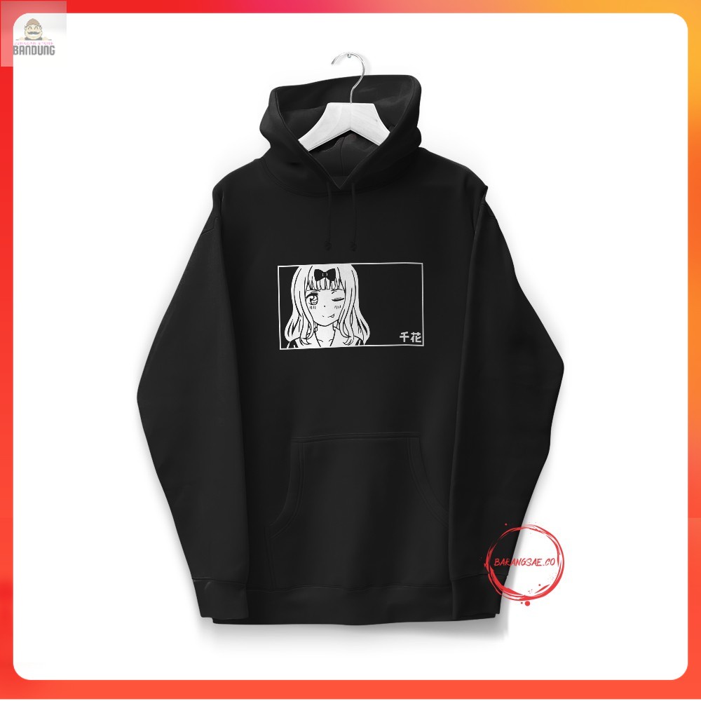 BARANGSAE.CO Sweater Hoodie Chika Fujiwara Kaguya Sama Love Is War Anime (Sablon) (Tebal)