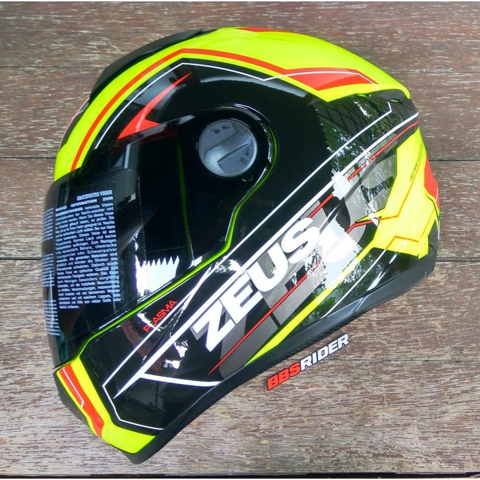 Helm Zeus Z811 Plasma Fluo Yellow Red