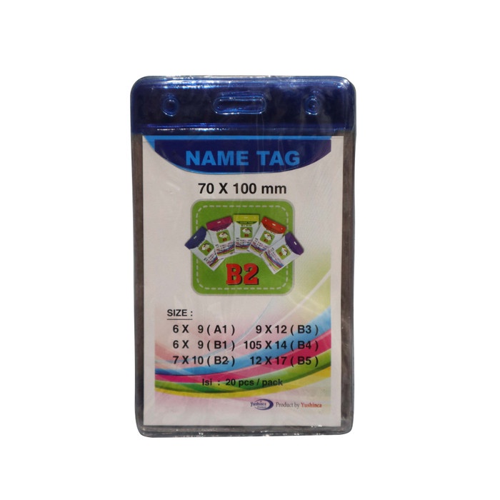 

Gilaa!!! Name Tag Warna B2 /Card Case/Name Tag Holder/Id Card/Mika Kartu Nama Promo