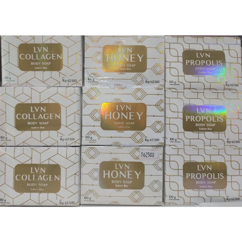 BAR SOAP LVN HONEY, COLLAGEN, PROPOLIS