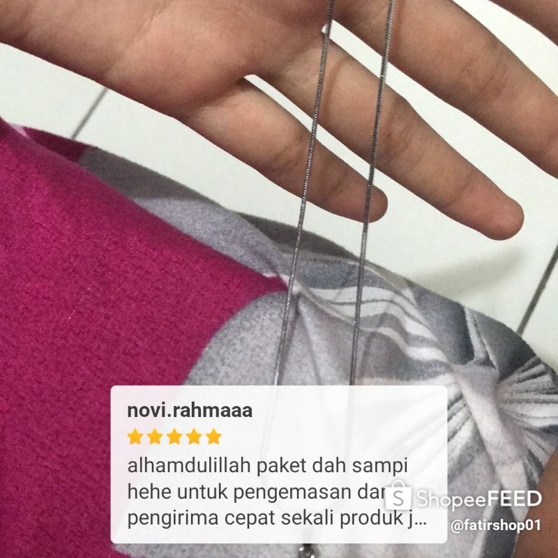 COD - KALUNG LIONTIN TERBARU ANTI KARAT DAN TIDAK LUNTUR WANITA/ PRIA