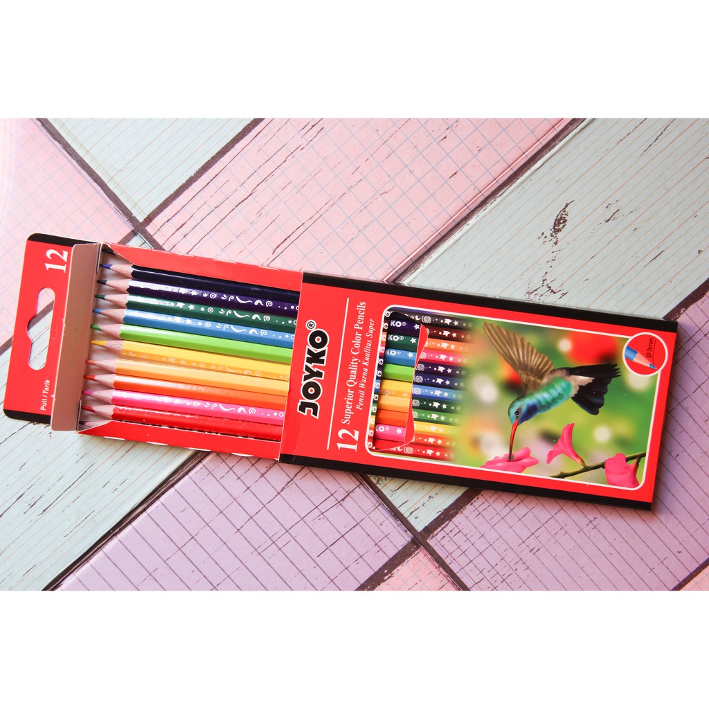 Pensil Warna Joyko 12 warna CP-W5 (motif)