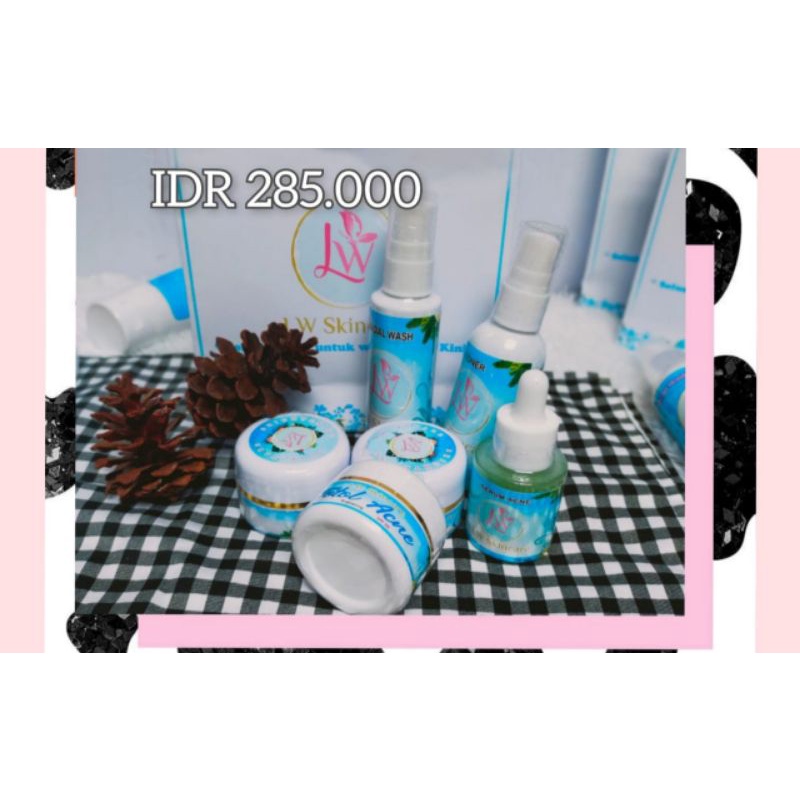 LW skincare paket acne