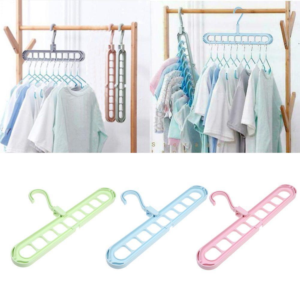 Hanger Holder Gantungan Pakaian 9 Lubang multifungsi