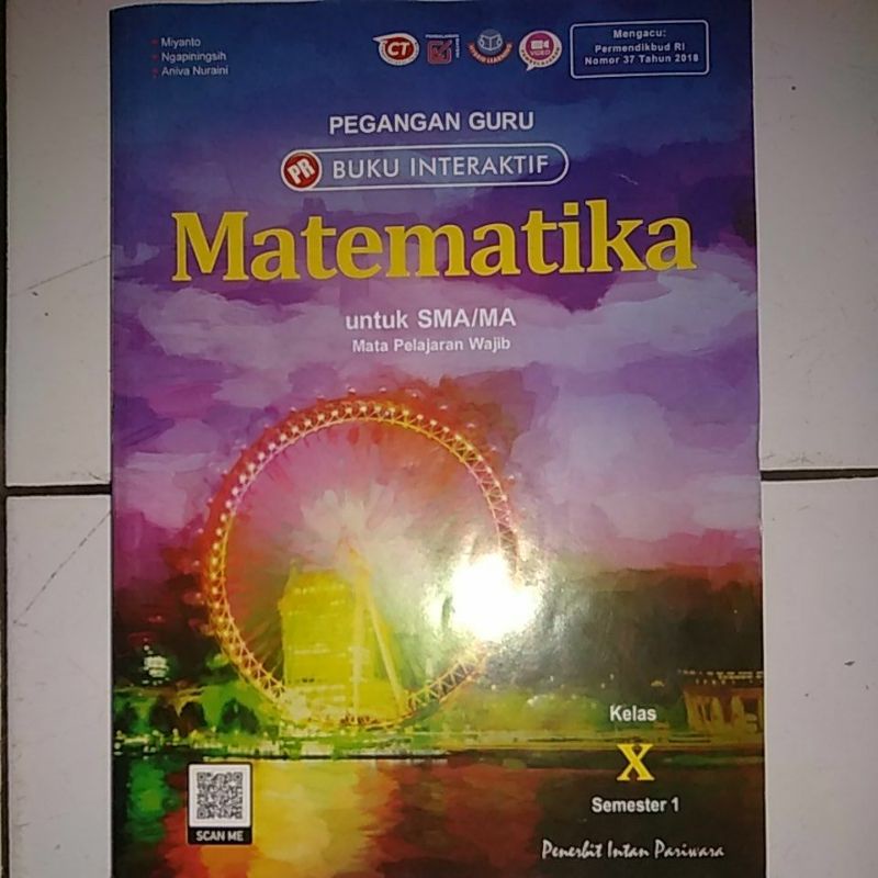 Buku PR PG Matematika Wajib, kelas 10 A