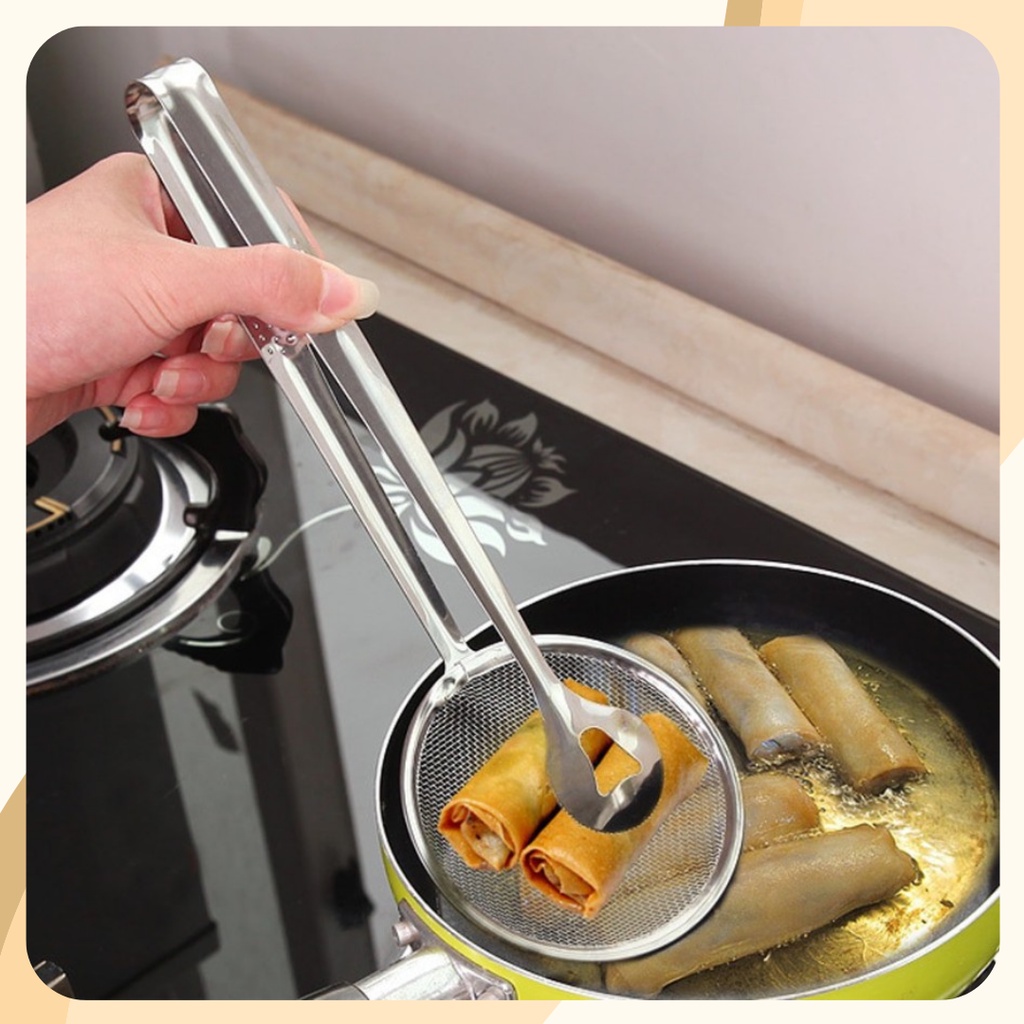 CAPIT / CAPITAN / Jepit / JEPITAN GORENGAN Stainless DENGAN TIRISAN 2 IN 1